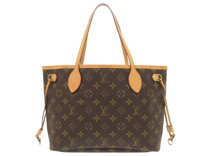 Borsa Tote Louis Vuitton Neverfull PM Monogram Beige - vista 2