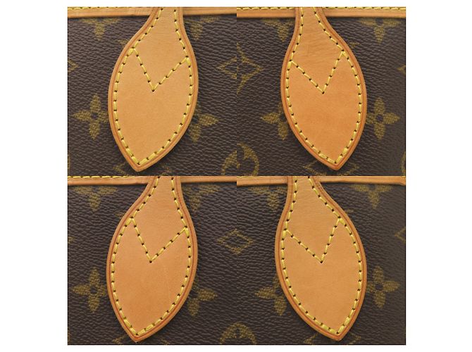 Borsa Tote Louis Vuitton Neverfull PM Monogram Beige - vista 8