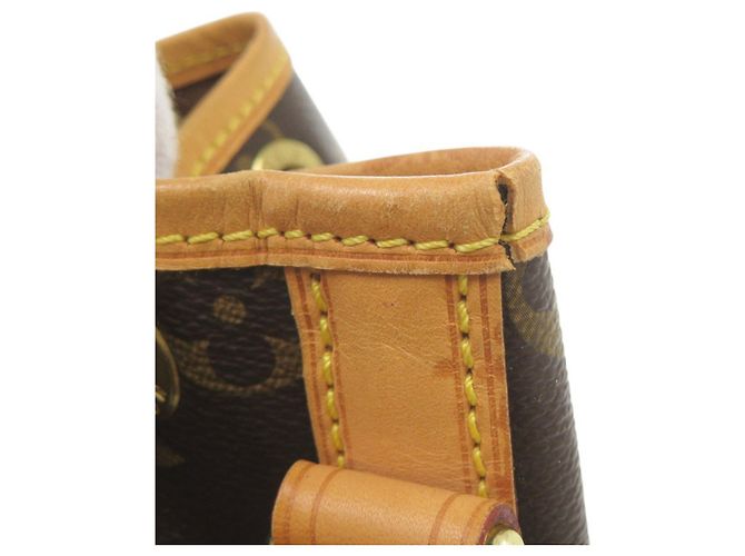 Noe Nuova borsa a tracolla Petit Noé Monogram Louis Vuitton Marrone - vista 8