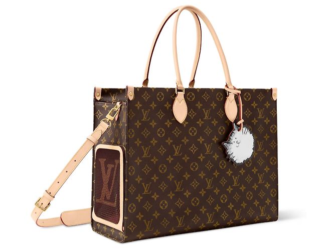 Borsa OnTheGo in tela Monogram Louis Vuitton Marrone Monogramma - vista 2
