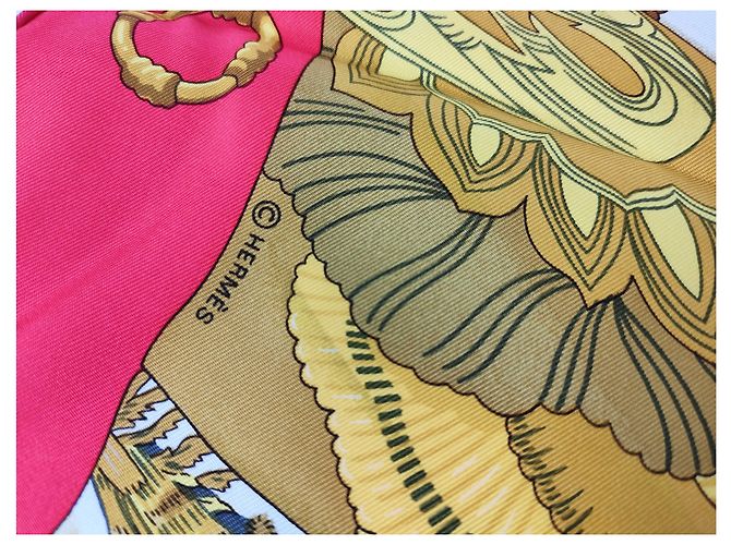Hermès Hermes Carré 90 Seide multicolor Mehrfarben - Ansicht 6