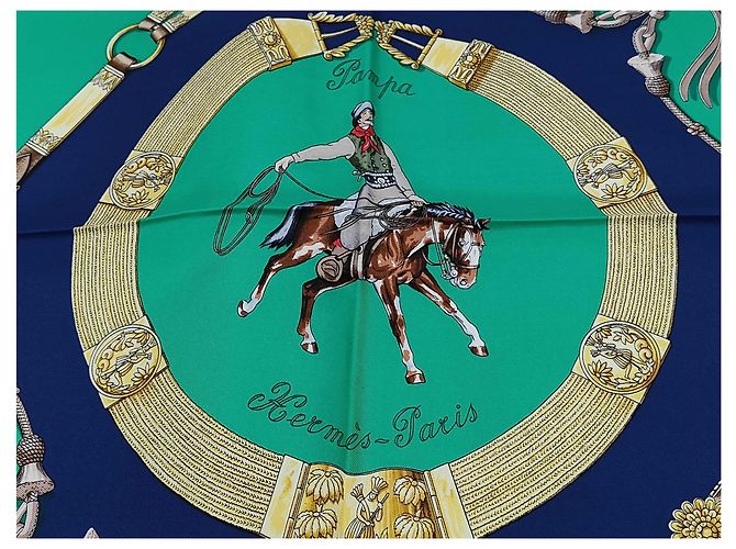 Hermès Hermes Carré 90 Seide multicolor Mehrfarben - Ansicht 2