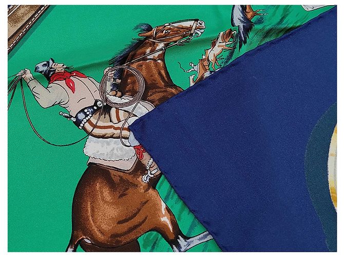 Hermès Hermes Carré 90 Seide multicolor Mehrfarben - Ansicht 4