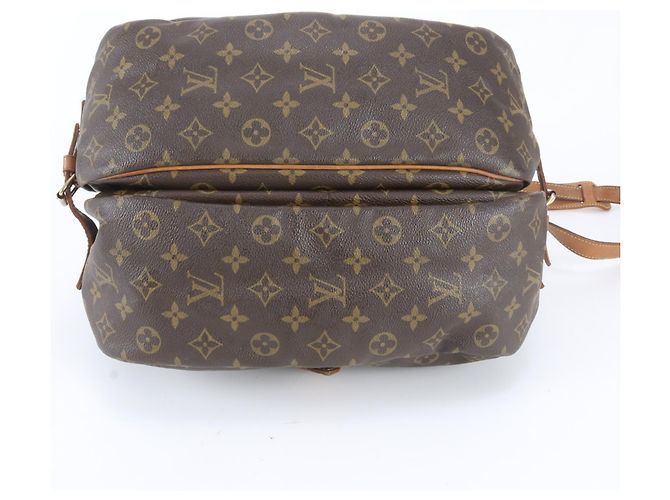 Louis Vuitton Monogram Saumur 35 Leder Schultertasche Braun - Ansicht 4