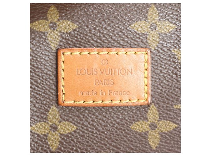 Louis Vuitton Monogram Saumur 35 Leder Schultertasche Braun - Ansicht 8