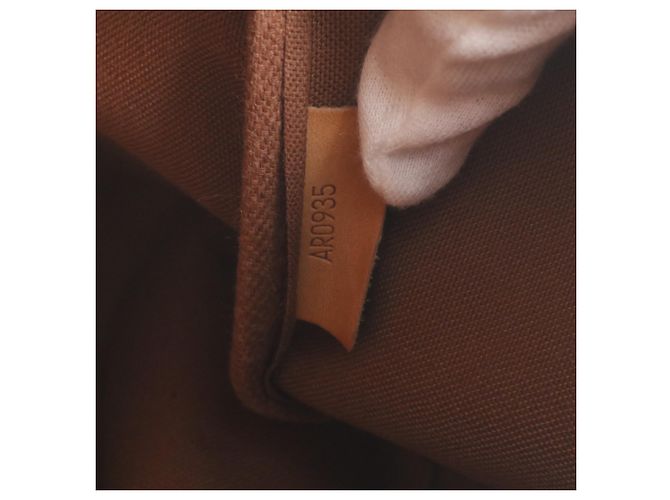 Louis Vuitton Monogram Saumur 35 Leder Schultertasche Braun - Ansicht 9