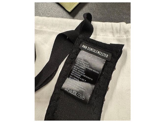 Collo plissettato con borchie nero Ann Demeulemeester - vista 5
