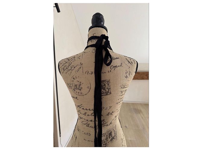 Collo plissettato con borchie nero Ann Demeulemeester - vista 7