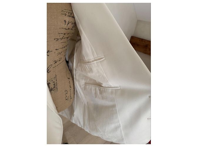 Blazer Off-White Ann Demeulemeester Blanco - vista 10