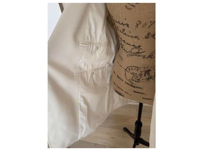 Blazer Off-White Ann Demeulemeester Blanco - vista 11
