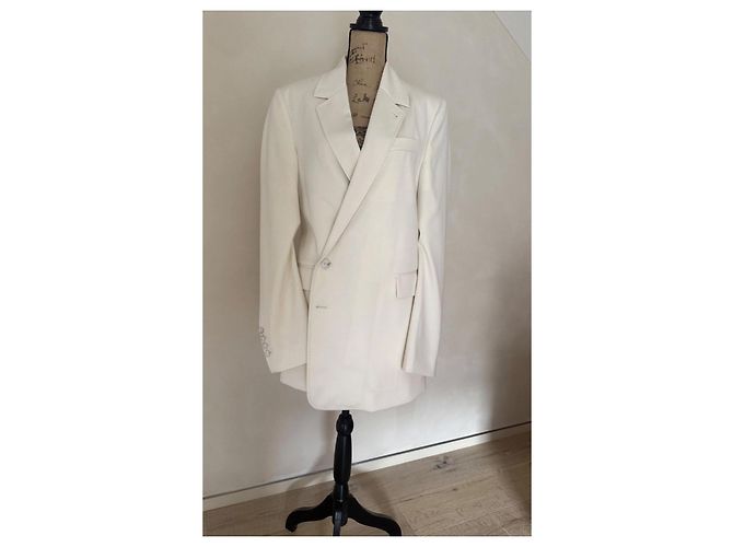 Blazer Off-White Ann Demeulemeester Blanco - vista 2