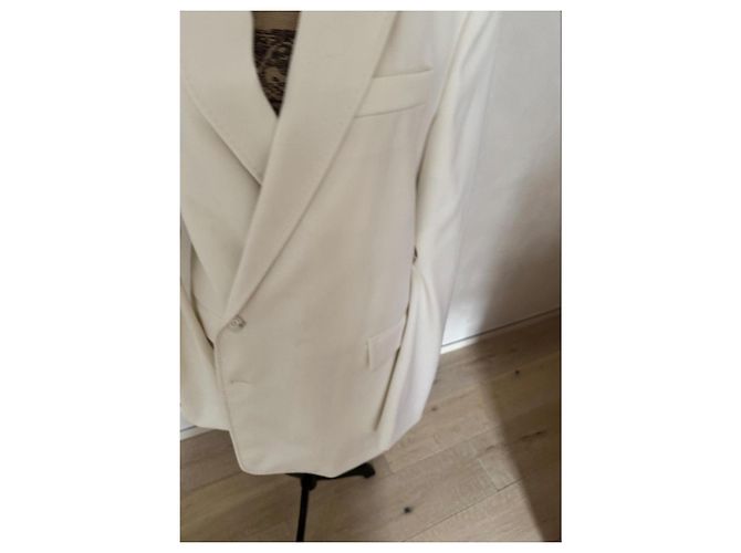 Blazer Off-White Ann Demeulemeester Blanco - vista 3