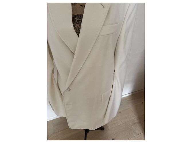 Blazer Off-White Ann Demeulemeester Blanco - vista 4