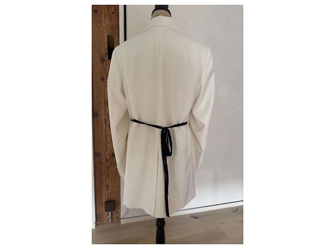 Blazer Off-White Ann Demeulemeester Blanco - vista 6