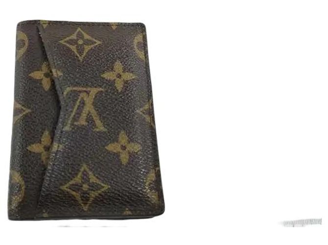 Organizer Portafoglio Louis Vuitton Canvas mini Marrone - vista 2