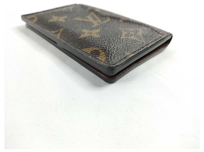 Organizer Portafoglio Louis Vuitton Canvas mini Marrone - vista 4