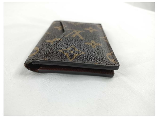 Organizer Portafoglio Louis Vuitton Canvas mini Marrone - vista 6