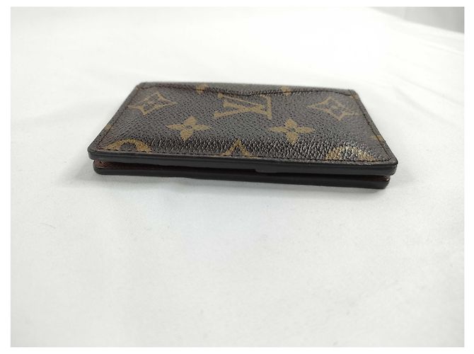 Organizer Portafoglio Louis Vuitton Canvas mini Marrone - vista 7