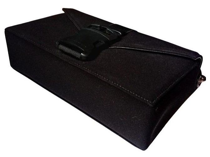 Bolso de hombro de tela negro Christopher Kane - vista 5