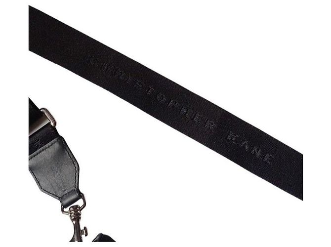 Bolso de hombro de tela negro Christopher Kane - vista 7