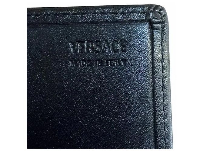 Cartera con broche Medusa de Donatella Versace Negro - vista 2