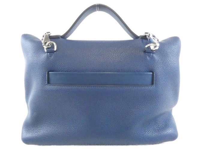 Hermès Borsa Hermes in pelle Swift blu profondo Blu scuro - vista 2