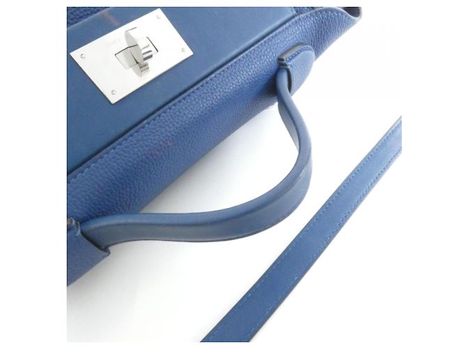 Hermès Borsa Hermes in pelle Swift blu profondo Blu scuro - vista 6