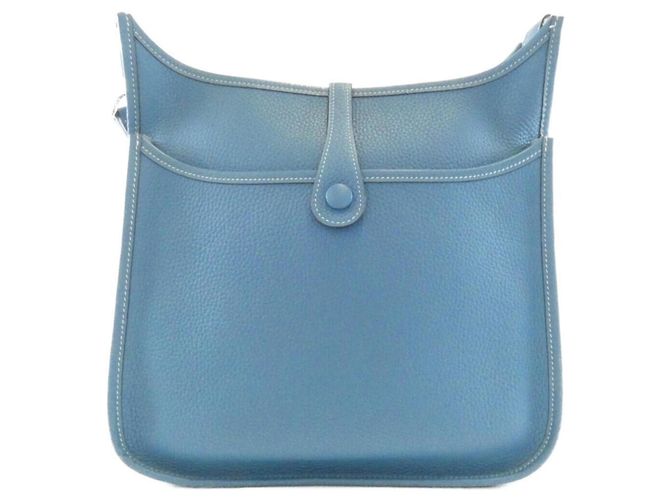 Hermès Borsa a Spalla Hermes Evelyne 2 PM Blu - vista 2