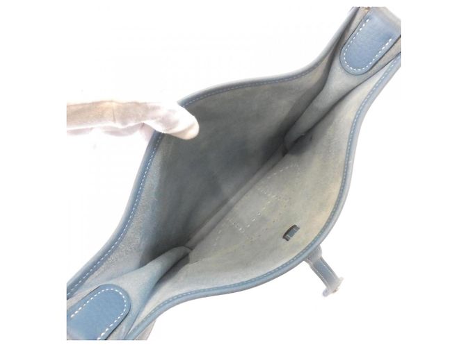 Hermès Borsa a Spalla Hermes Evelyne 2 PM Blu - vista 8
