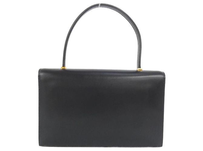 Borsa Hermès Ege in pelle di vitello box nera Nero - vista 2