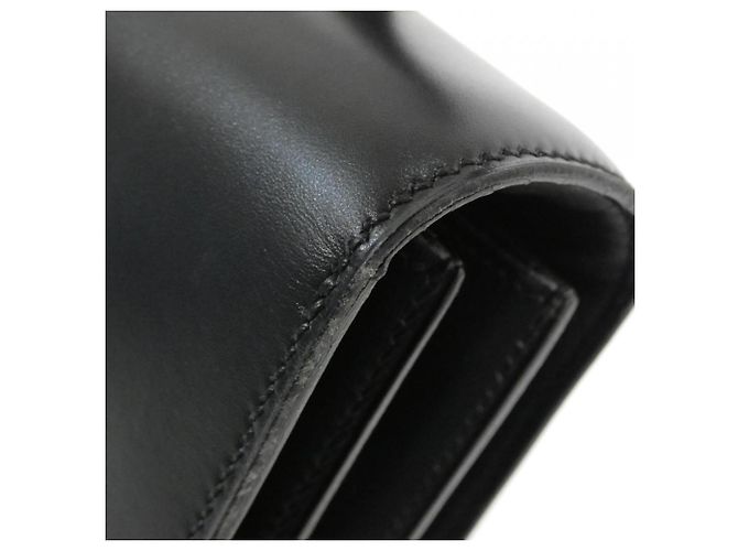 Borsa Hermès Ege in pelle di vitello box nera Nero - vista 4