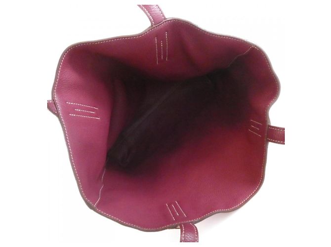 Hermès Hermes Double Sens Handtasche Rot - Ansicht 7