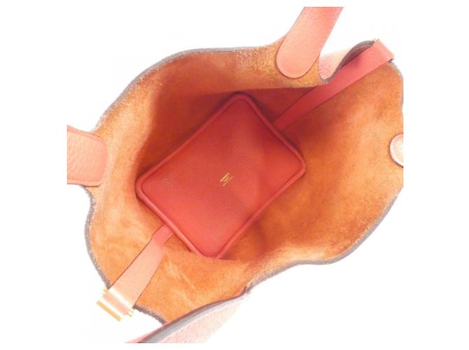 Hermès Hermes Picotin Lock PM Handtasche Pink - Ansicht 8