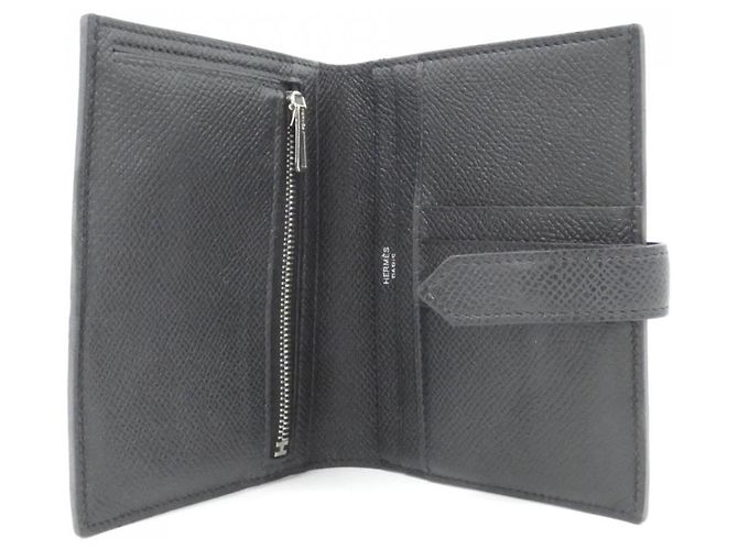 Portafoglio Compatto Hermès Bearn Nero - vista 6