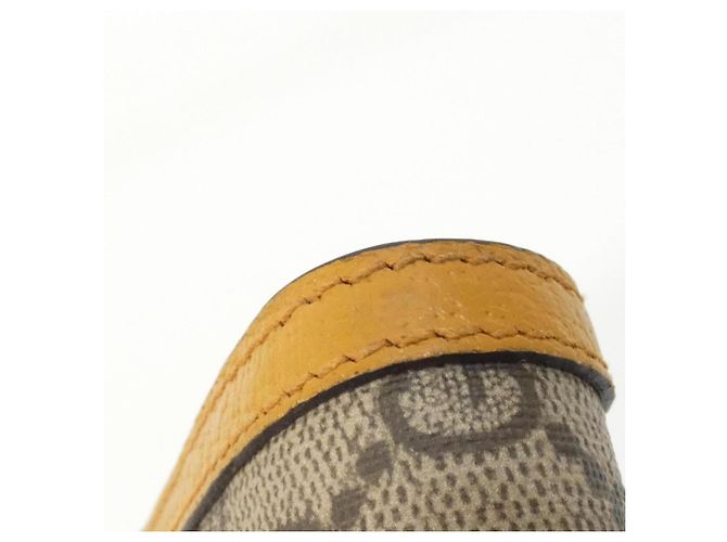 Portafoglio bi-fold beige e senape Gucci - vista 5