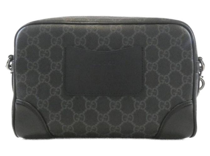 Borsa a Spalla Gucci GG Emblem 821155 FAED4 Nero - vista 2