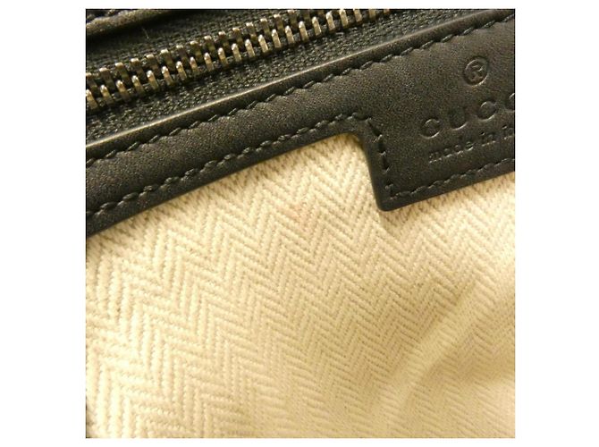 Borsa a Spalla Gucci GG Emblem 821155 FAED4 Nero - vista 8