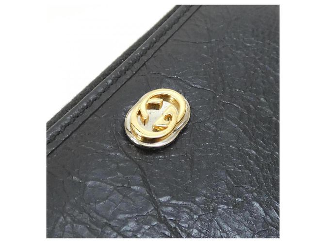 Monedero de piel con Interlocking G Gucci Negro - vista 6