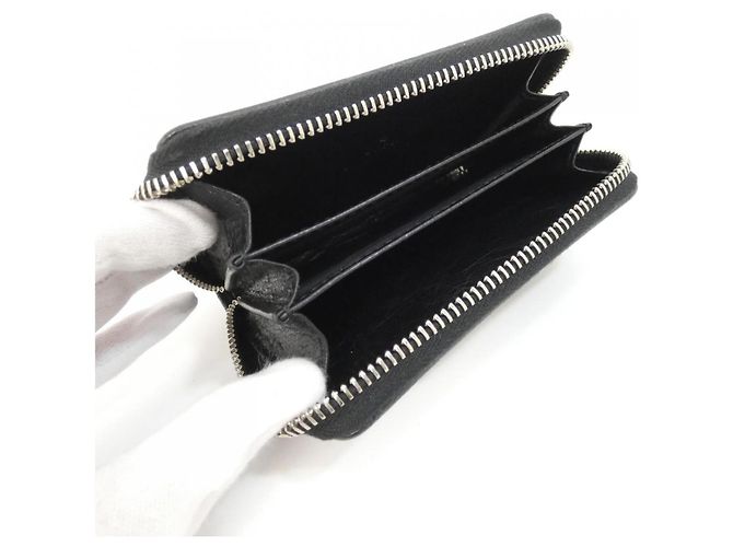 Monedero de piel con Interlocking G Gucci Negro - vista 7