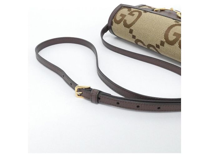 Borsa a tracolla Gucci HORSEBIT 1955 Marrone Cammello - vista 5