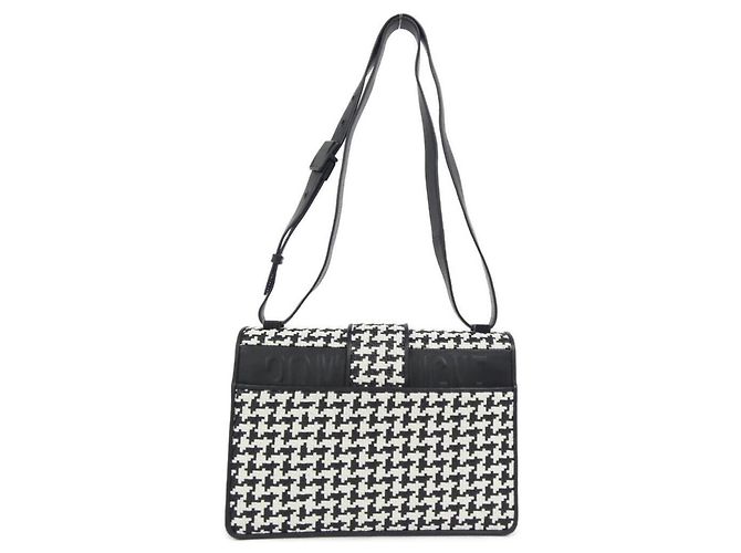 Borsa a tracolla Christian Dior 30 Montaigne Nero Bianco - vista 2
