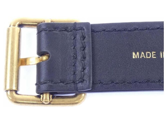 Gürtel Christian Dior 50-MA-0250 Schwarz Beige - Ansicht 4