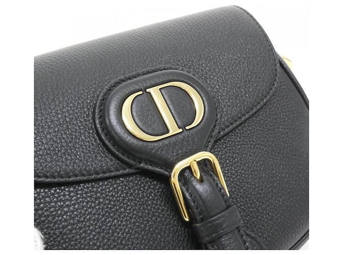 Borsa a tracolla piccola Christian Dior Bobby Nero - vista 4