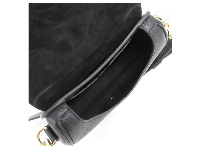 Borsa a tracolla piccola Christian Dior Bobby Nero - vista 6