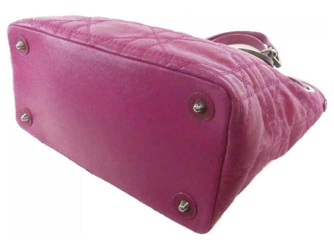 Borsa Christian Dior Panarea Porpora - vista 3