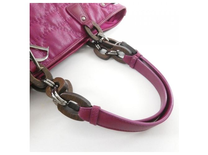 Borsa Christian Dior Panarea Porpora - vista 4