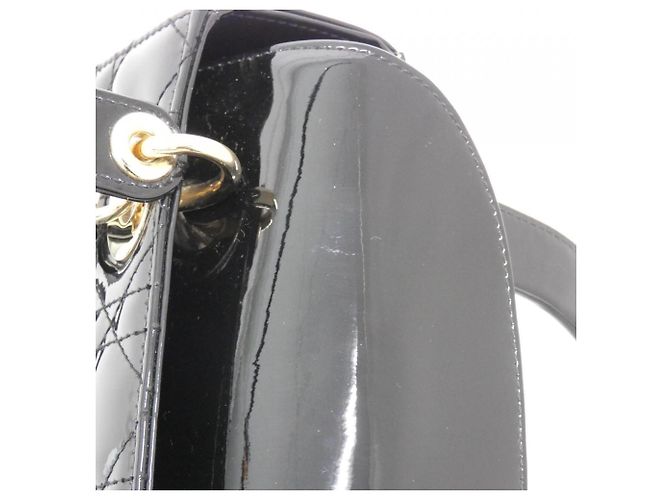 Borsa a mano piccola Lady Christian Dior Nero - vista 6