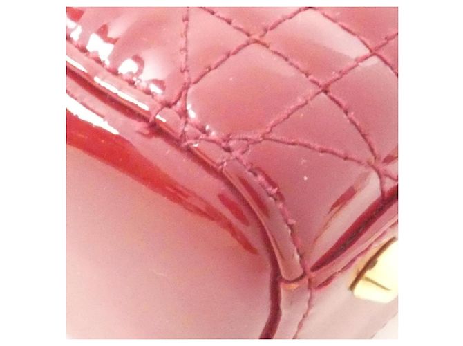 Mini borsa Christian Dior Lady Rosso - vista 4
