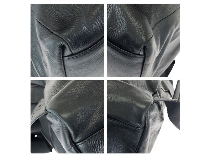 Zaino BALENCIAGA Explorer in pelle nera Nero - vista 3