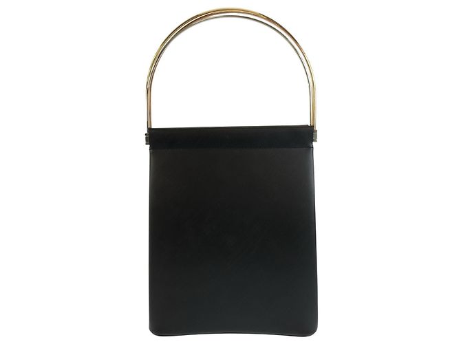 Borsa a mano Cartier Trinity in pelle nera Nero - vista 2